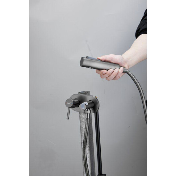 Набор для гигиенического душа Belz B55807-3 (со скрытой частью) оружейная сталь - 5 Набор для гигиенического душа Belz B55807-3 (со скрытой частью) оружейная сталь фото 5