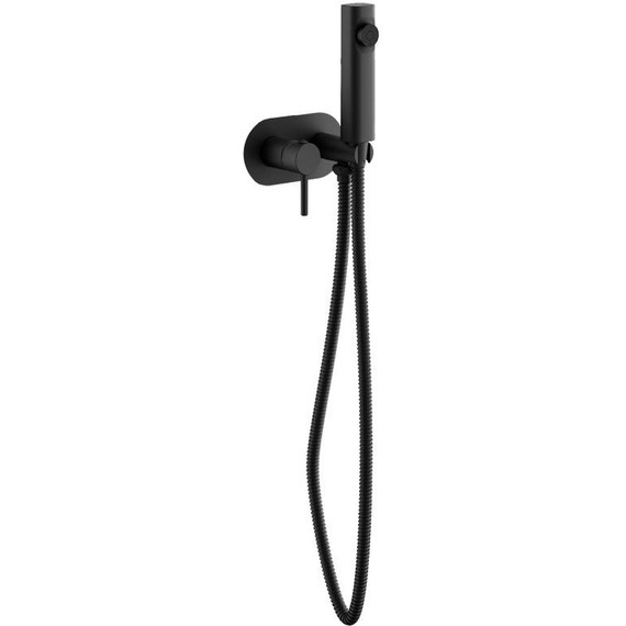 Набор для гигиенического душа Belz B55807-7 (со скрытой частью) чёрный матовый фото 