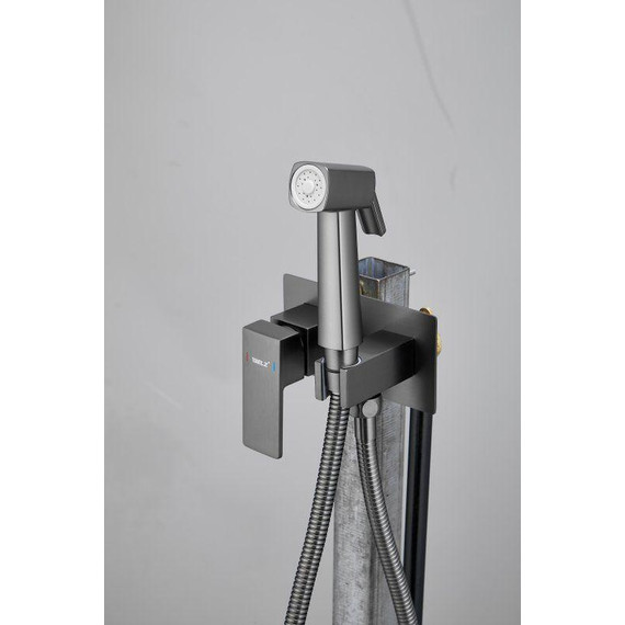 Набор для гигиенического душа Belz B55808-3 (со скрытой частью) оружейная сталь - 3 Набор для гигиенического душа Belz B55808-3 (со скрытой частью) оружейная сталь фото 3