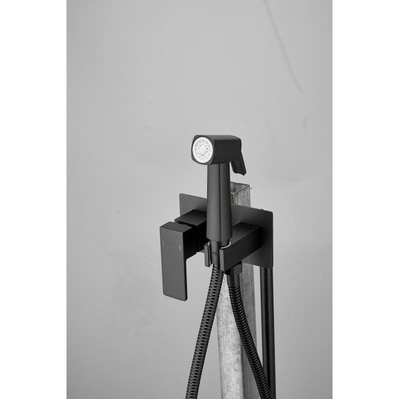 Набор для гигиенического душа Belz B55808-7 (со скрытой частью) чёрный матовый - 6 Набор для гигиенического душа Belz B55808-7 (со скрытой частью) чёрный матовый фото 6