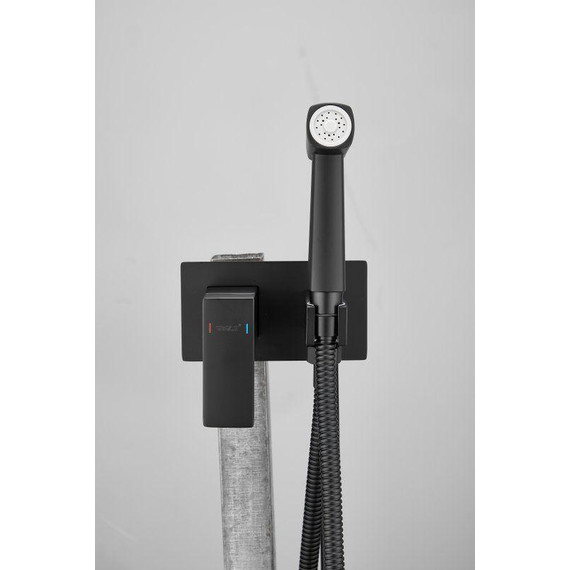 Набор для гигиенического душа Belz B55808-7 (со скрытой частью) чёрный матовый - 5 Набор для гигиенического душа Belz B55808-7 (со скрытой частью) чёрный матовый фото 5