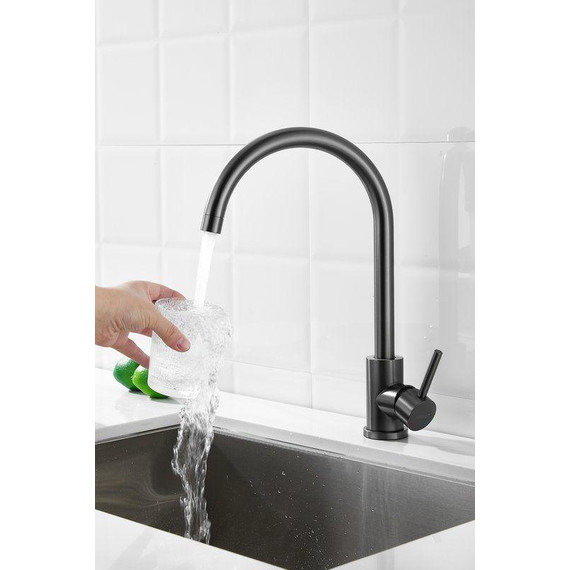 Смесители для кухни Belz B70810-3, оружейная сталь фото 2