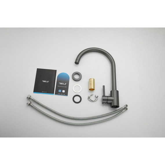 Смесители для кухни Belz B70810-3, оружейная сталь фото 9