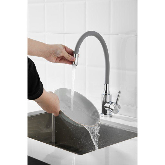 Смесители для кухни Belz B73809-3, хром/серый фото 4