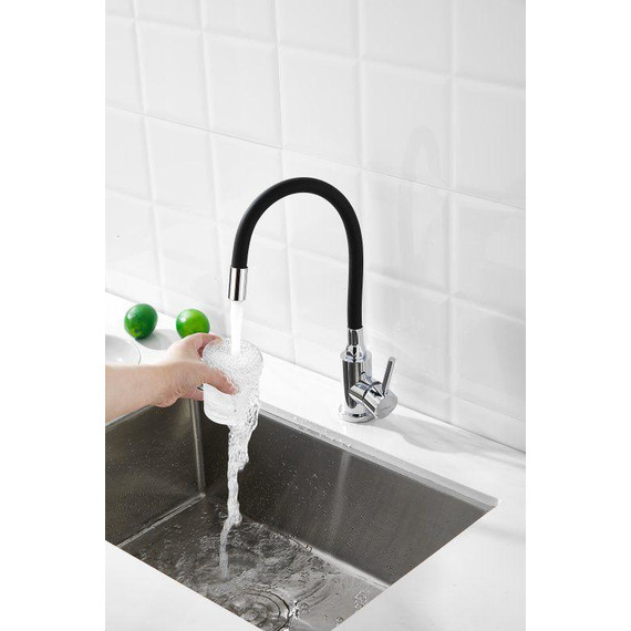 Смесители для кухни Belz B73809-7, хром/чёрный фото 2