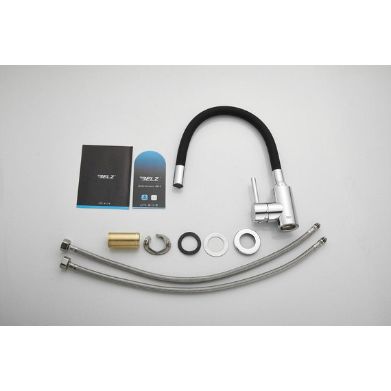 Смесители для кухни Belz B73809-7, хром/чёрный фото 26