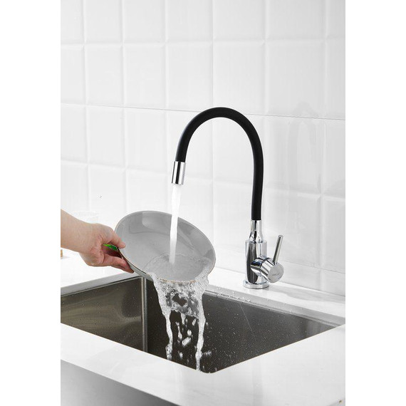 Смесители для кухни Belz B73809-7, хром/чёрный фото 7