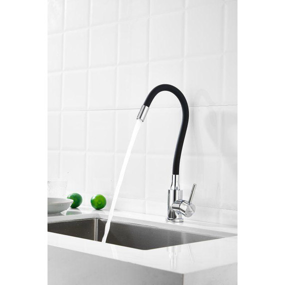 Смесители для кухни Belz B73809-7, хром/чёрный фото 4