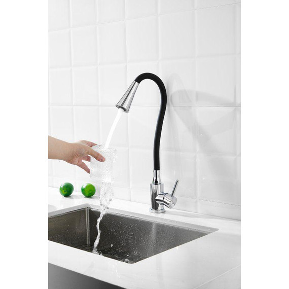 Смесители для кухни Belz B74809, хром/чёрный фото 9