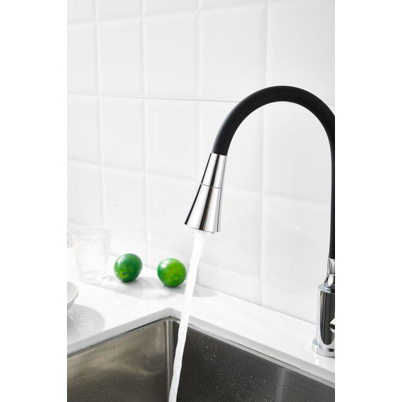 Смесители для кухни Belz B74809, хром/чёрный фото 21