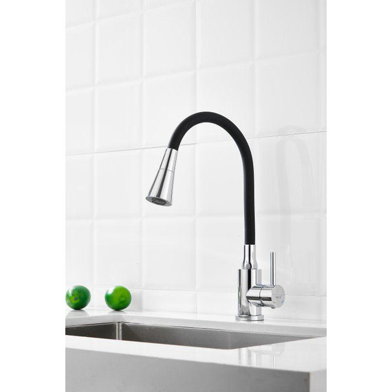 Смесители для кухни Belz B74809, хром/чёрный фото 14