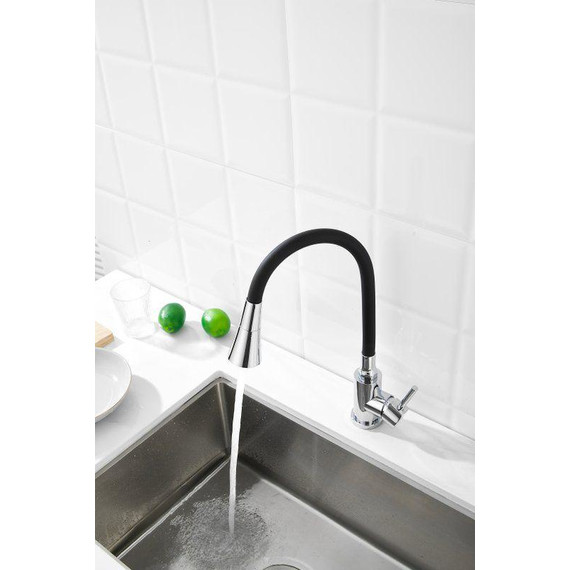 Смесители для кухни Belz B74809, хром/чёрный фото 35