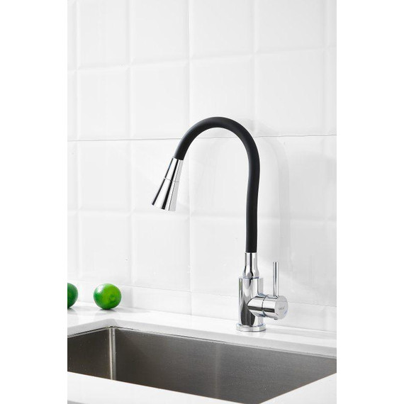 Смесители для кухни Belz B74809, хром/чёрный фото 5