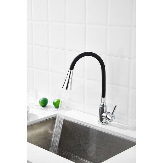 Смесители для кухни Belz B74809, хром/чёрный фото 6