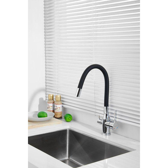 Смесители для кухни Belz B76814, хром/чёрный фото 5