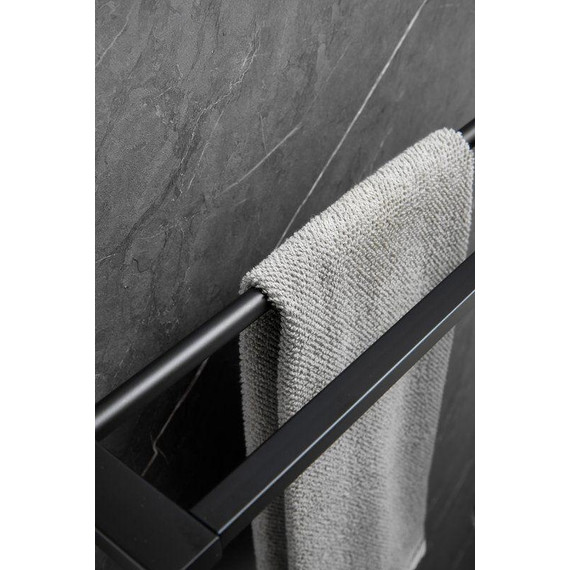 Полотенцедержатель Belz B90309, чёрный матовый фото 18