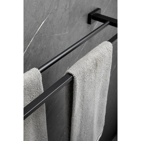 Полотенцедержатель Belz B90309, чёрный матовый фото 9