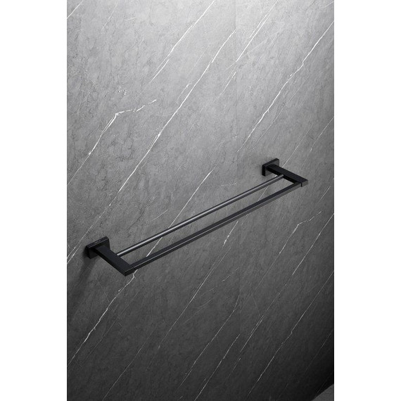 Полотенцедержатель Belz B90309, чёрный матовый фото 5