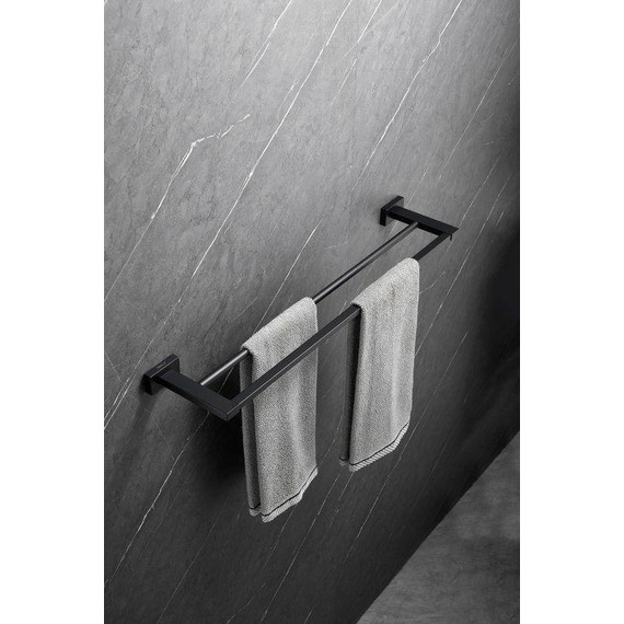 Полотенцедержатель Belz B90309, чёрный матовый фото 7