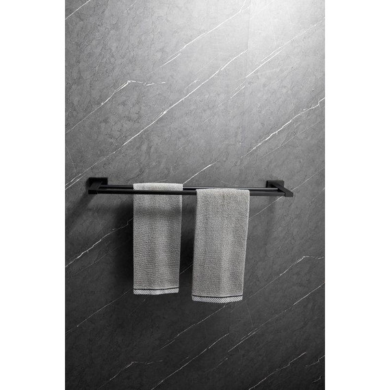 Полотенцедержатель Belz B90309, чёрный матовый фото 4