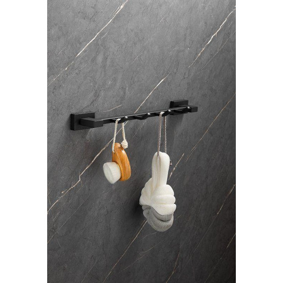 Набор крючков Belz B90315-4, чёрный матовый фото 7