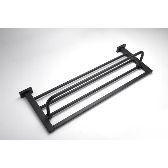 Полотенцедержатель Belz B90324, чёрный матовый фото 8