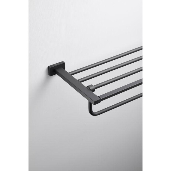 Полотенцедержатель Belz B90324, чёрный матовый фото 15