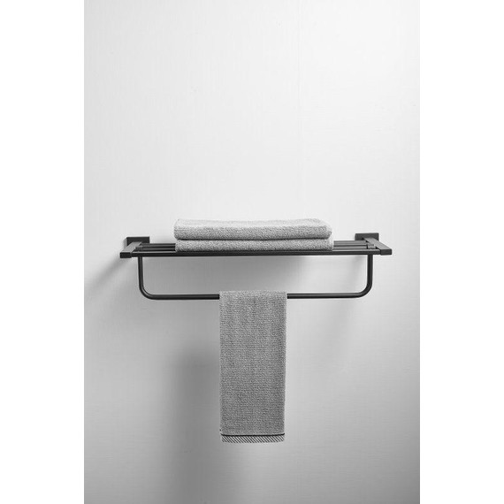 Полотенцедержатель Belz B90324, чёрный матовый фото 6