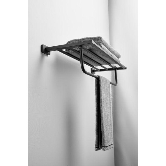Полотенцедержатель Belz B90324, чёрный матовый фото 7