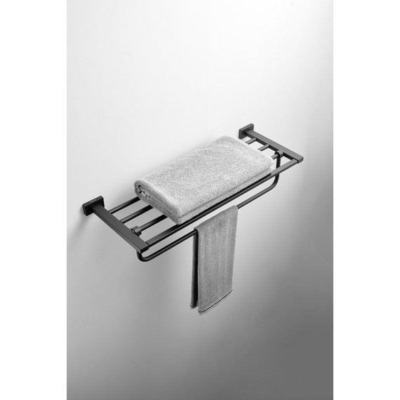 Полотенцедержатель Belz B90324, чёрный матовый фото 4