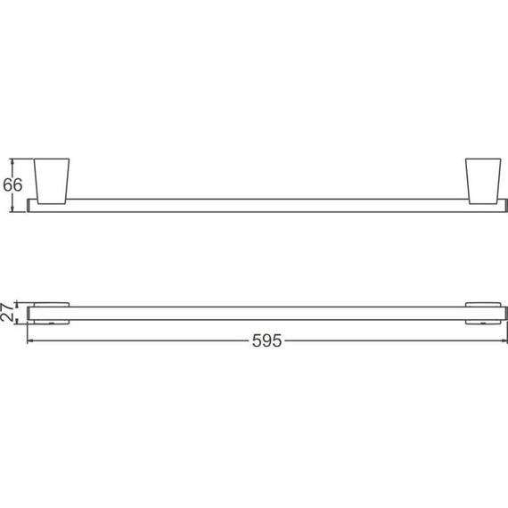Полотенцедержатель Belz B91501, белый матовый фото 2