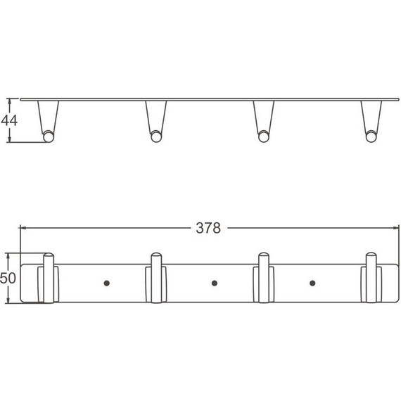 Набор крючков Belz B91515-4, белый матовый фото 2