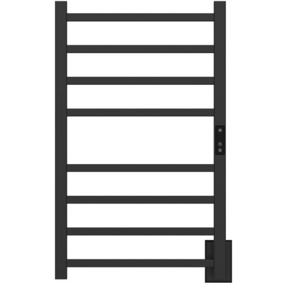 Полотенцесушитель электрический Gerhans П8 400х700 мм K680743B-3, чёрный (скрытое подключение) фото 
