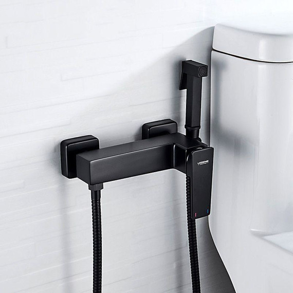 Набор для гигиенического душа Ledeme L5278B, чёрный - 9 Набор для гигиенического душа Ledeme L5278B, чёрный фото 9