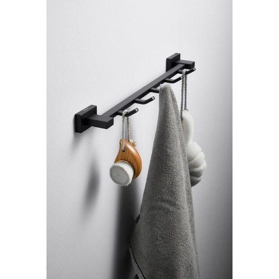 Набор крючков Belz B90315-5, чёрный матовый фото 9