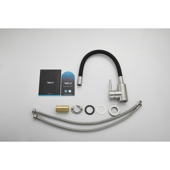 Смесители для кухни Belz B73809-1, сатин/чёрный фото 26