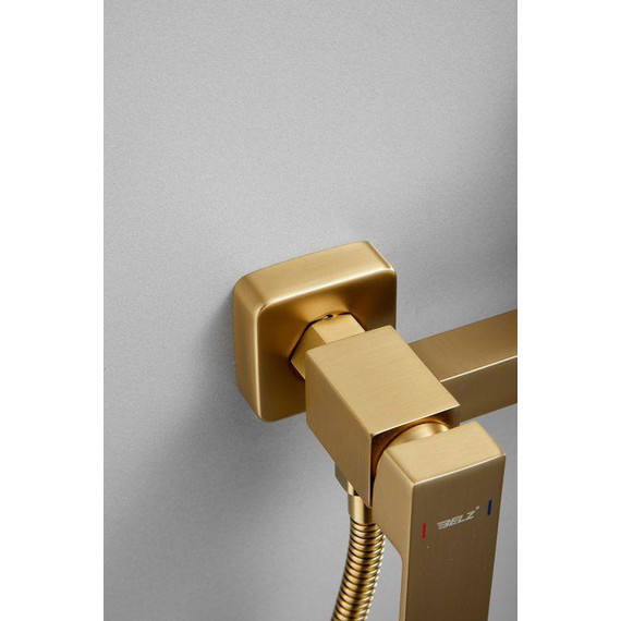 Набор для гигиенического душа Belz B55806-5, золото матовое - 24 Набор для гигиенического душа Belz B55806-5, золото матовое фото 24