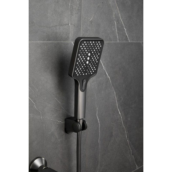 Смеситель для ванны Belz B60715-3, оружейная сталь фото 12