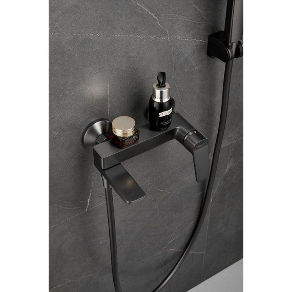 Смеситель для ванны Belz B60715-3, оружейная сталь фото 11