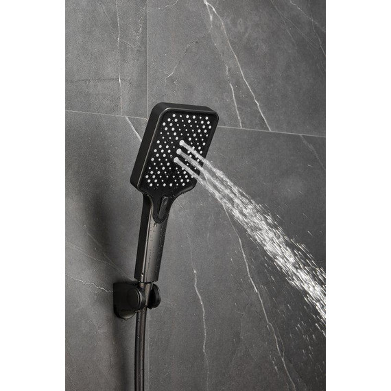 Смеситель для ванны Belz B60715-3, оружейная сталь фото 2