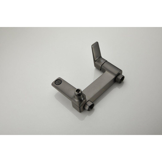 Смеситель для ванны Belz B60715-3, оружейная сталь фото 24