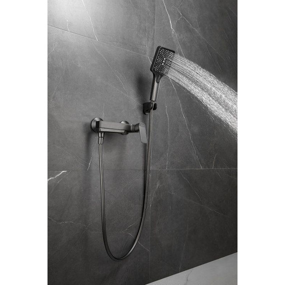 Смеситель для ванны Belz B60715-3, оружейная сталь фото 32