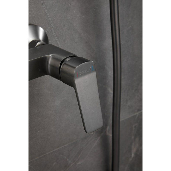 Смеситель для ванны Belz B60715-3, оружейная сталь фото 33