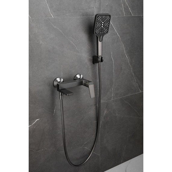 Смеситель для ванны Belz B60715-3, оружейная сталь фото 38