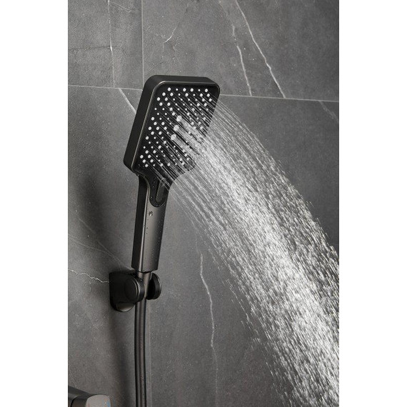 Смеситель для ванны Belz B60715-3, оружейная сталь фото 39