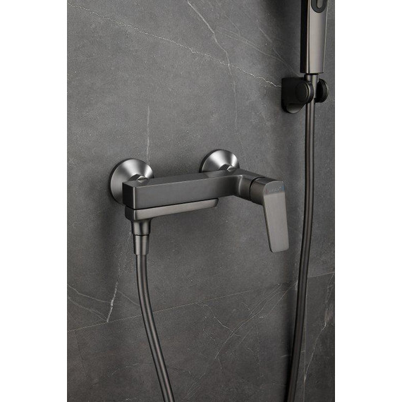 Смеситель для ванны Belz B60715-3, оружейная сталь фото 40