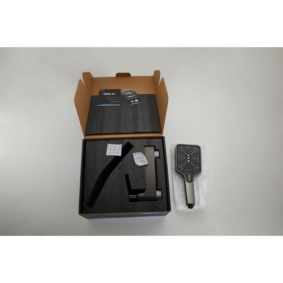 Смеситель для ванны Belz B60715-3, оружейная сталь фото 48