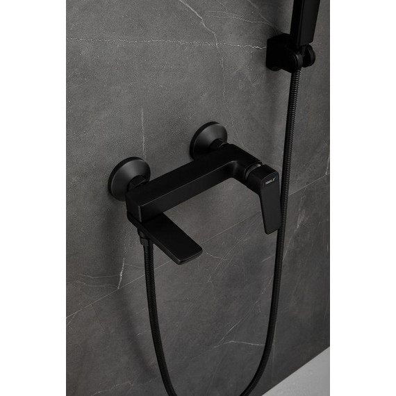 Смеситель для ванны Belz B60715-7, чёрный фото 12