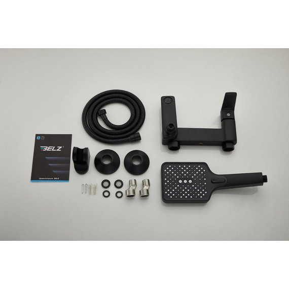 Смеситель для ванны Belz B60715-7, чёрный фото 47