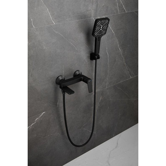 Смеситель для ванны Belz B60715-7, чёрный фото 8